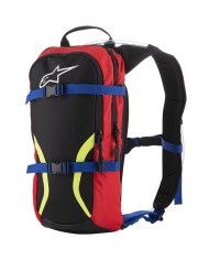 MOCHILA DE HIDRATACION ALPINESTARS IGUANA HYDRATATION BLACK/BLUE/RED/YELLOW FLUO