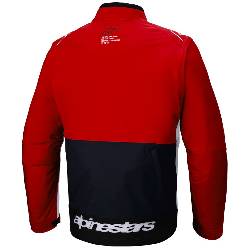 CHAQUETA ALPINESTARS LITE-DURA SOFTSHELL BLACK/BRIGT RED/WHITE