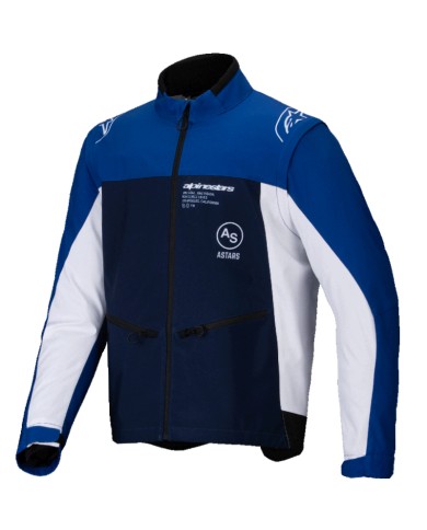 CHAQUETA ALPINESTARS LITE-DURA SOFTSHELL NAVY/BRIGHT BLUE/WHITE