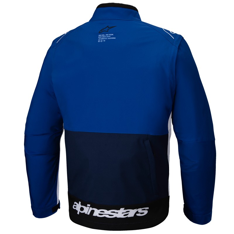 CHAQUETA ALPINESTARS LITE-DURA SOFTSHELL NAVY/BRIGHT BLUE/WHITE