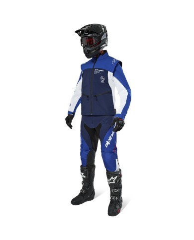 CHAQUETA ALPINESTARS LITE-DURA SOFTSHELL NAVY/BRIGHT BLUE/WHITE