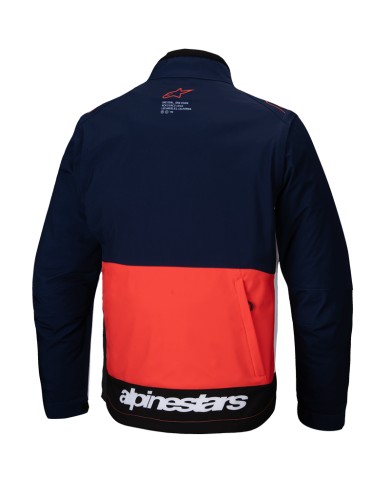 CHAQUETA ALPINESTARS LITE-DURA SOFTSHELL NAVY/HOT ORANGE/WHITE