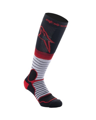 CALCETINES ALPINESTARS MX PRO V2 BLACK/GREY/RED