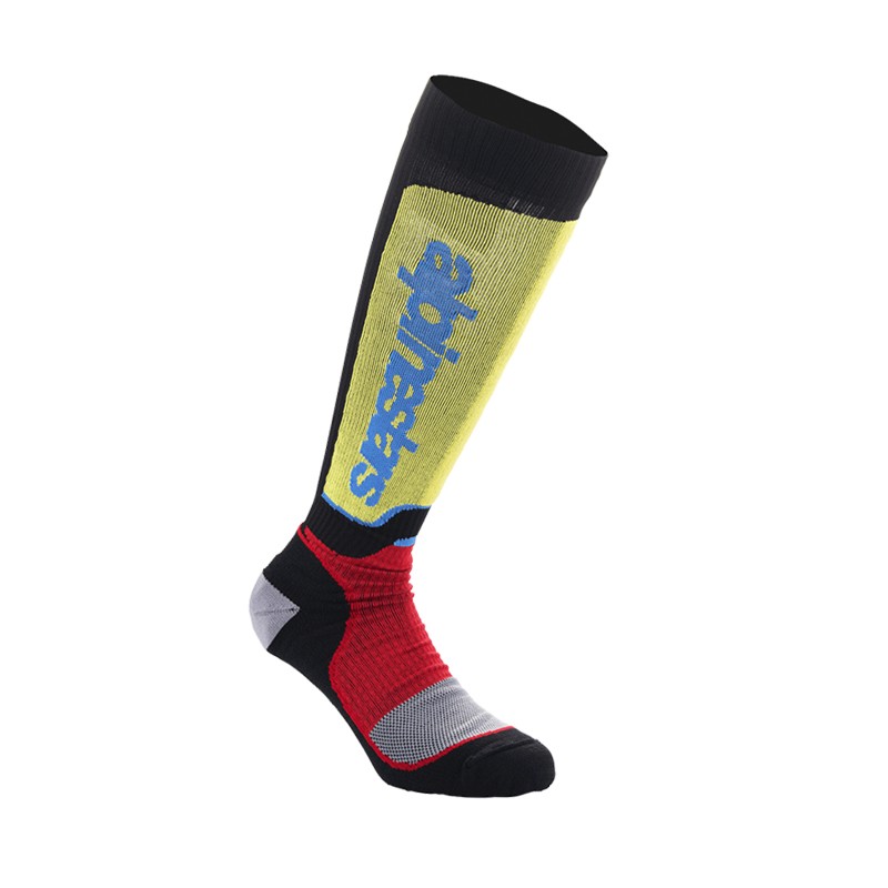 CALCETINES ALPINESTARS MX PLUS JUNIOR BLACK/RED/BLUE