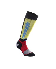 CALCETINES ALPINESTARS MX PLUS JUNIOR BLACK/RED/BLUE