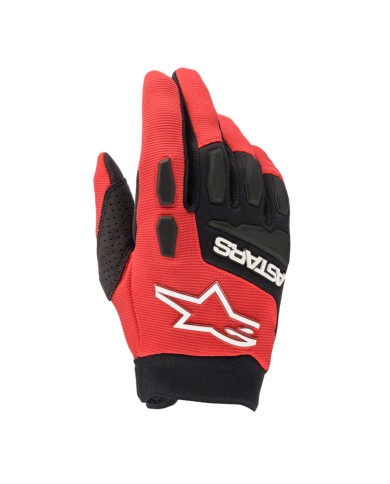 GUANTES ALPINESTARS FULL BORE JUNIOR BRIGHT RED