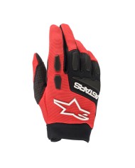GUANTES ALPINESTARS FULL BORE JUNIOR BRIGHT RED