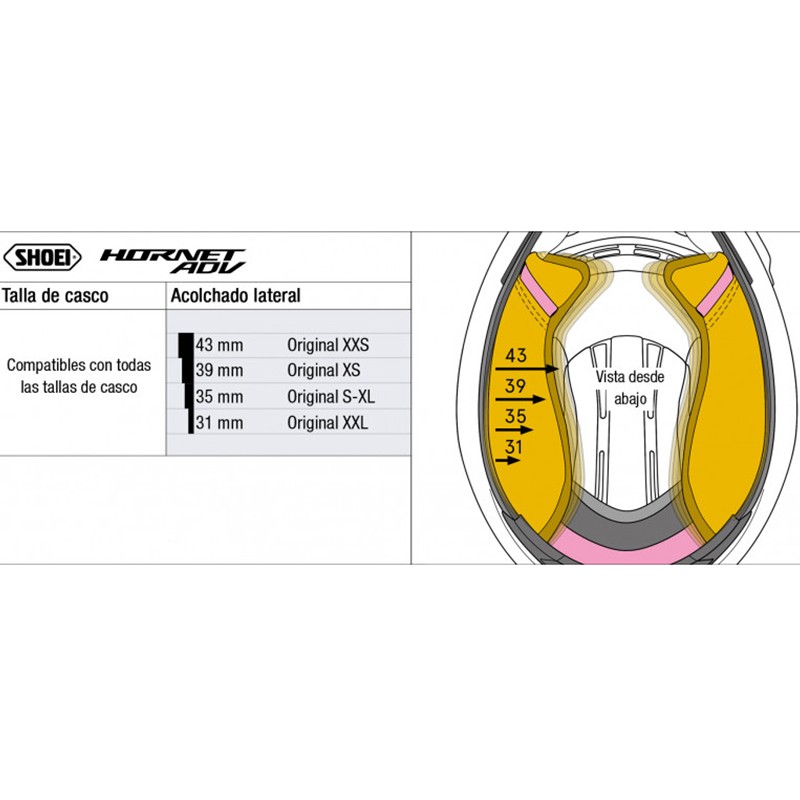 CARRILLERAS CASCO SHOEI HORNET ADV