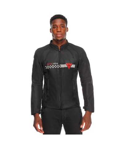 CHAQUETA DAINESE HEROSPHERE AIR TEX JACKET NEGRO/BLANCO/ROJO