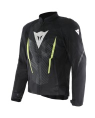 CHAQUETA DAINESE HEROSPHERE AIR TEX JACKET NEGRO/BLANCO/AMARILLO FLUOR