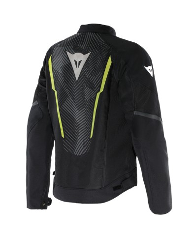 CHAQUETA DAINESE HEROSPHERE AIR TEX JACKET NEGRO/BLANCO/AMARILLO FLUOR
