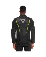 CHAQUETA DAINESE HEROSPHERE AIR TEX JACKET NEGRO/BLANCO/AMARILLO FLUOR