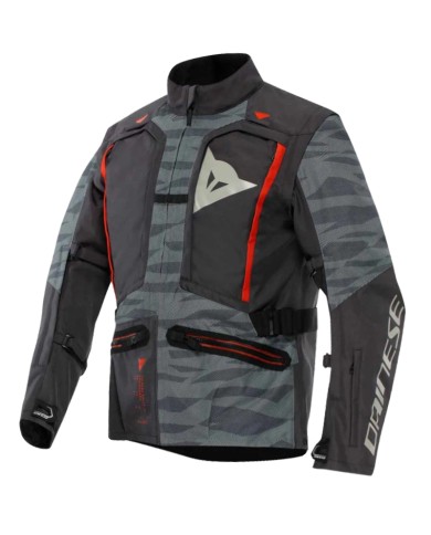 CHAQUETA DAINESE STERRATO TEX EBONY/DESERT SAP