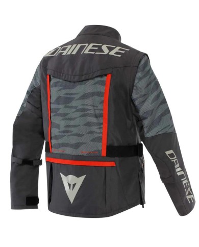 CHAQUETA DAINESE STERRATO TEX EBONY/DESERT SAP