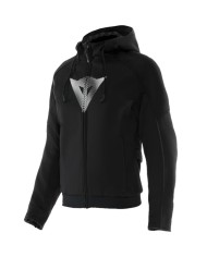 SUDADERA DAINESE DAEMON-X SAFETY HOODIE FULL ZIP LADY BLACK/WHITE