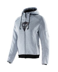 SUDADERA DAINESE DAEMON-X SAFETY HOODIE FULL ZIP LADY GREY/MELANGE