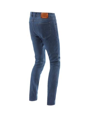 PANTALONES VAQUEROS DAINESE 5-POCKET DENIM SLIM DEEP-BLUE