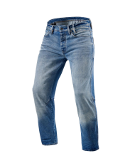 PANTALONES VAQUEROS REVIT SALT TF L32 TIRO CORTO AZUL GASTADO