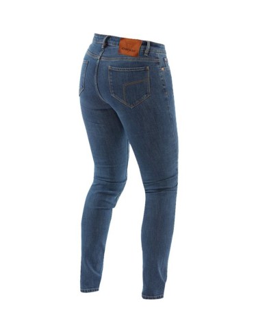 PANTALONES VAQUEROS DAINESE 5-POCKET DENIM SLIM PLUS WMN LADY BLUE