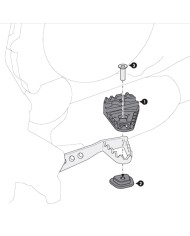 EXTENSION PEDAL DE FRENO SW-MOTECH FBE.07.897.10000/B BMW 750/800/850 GS