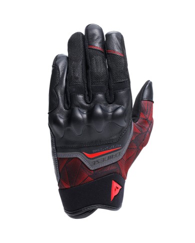 GUANTES DAINESE ERMEX BLACK/RED LAVA