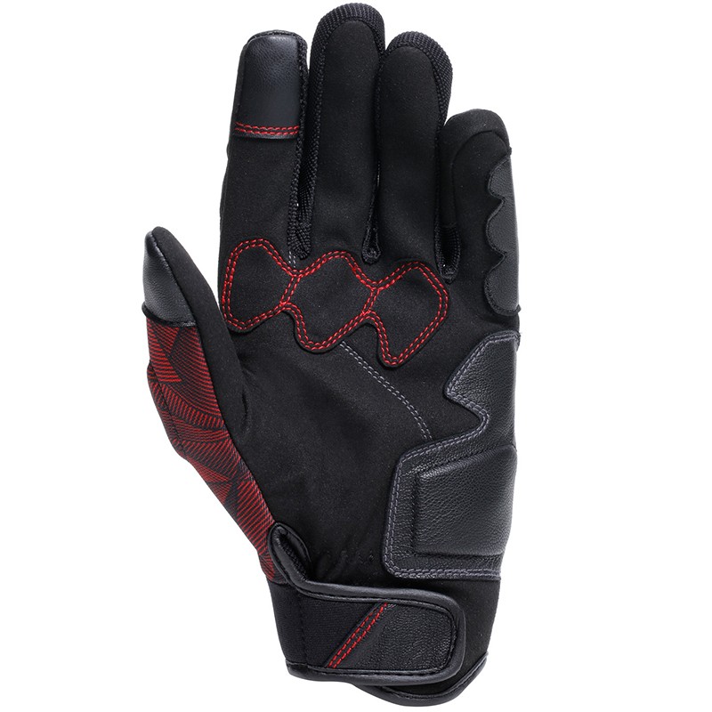 GUANTES DAINESE ERMEX BLACK/RED LAVA