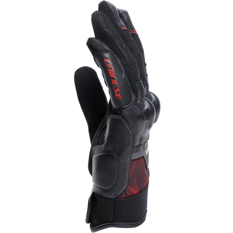 GUANTES DAINESE ERMEX BLACK/RED LAVA