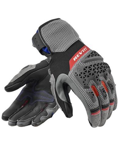 GUANTES REVIT SAND 5 LADY GREY/RED