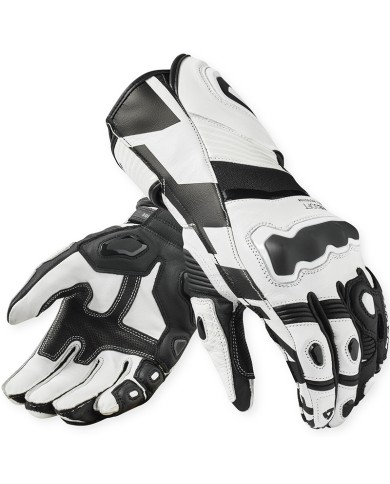 GUANTES REVIT JEREZ 4 WHITE/BLACK