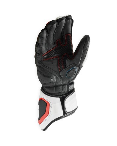GUANTES REVIT QUANTUM 3 WHITE/NEON RED