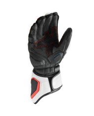 GUANTES REVIT QUANTUM 3 WHITE/NEON RED