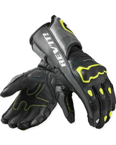 GUANTES REVIT QUANTUM 3 GREY/NEON YELLOW