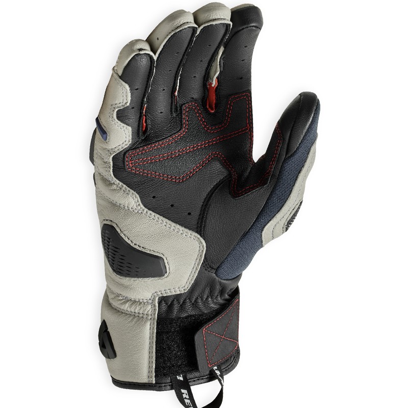 GUANTES REVIT SAND 5 SILVER/RED