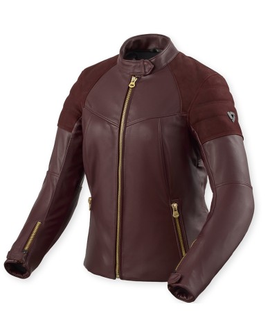 CHAQUETA DE CUERO LONDON LADY AUBERGINE