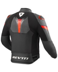 CHAQUETA REVIT QUANTUM 3 BLACK/NEON RED