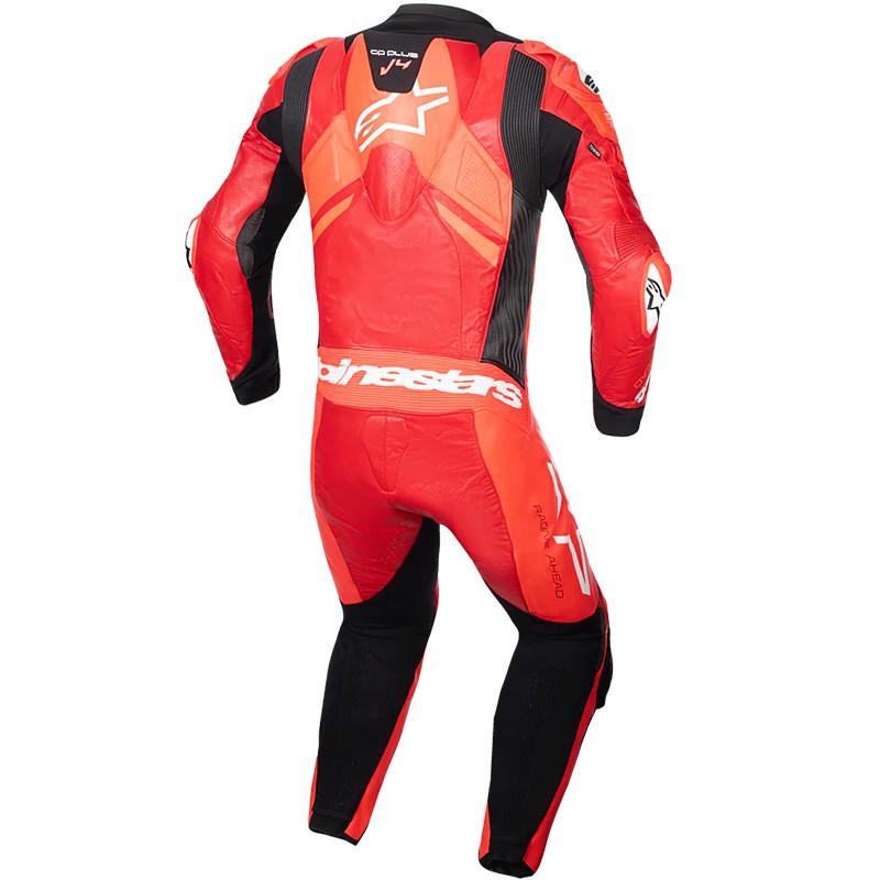 MONO ALPINESTARS GP PLUS V4 SPRINT PROFESIONAL RED FLUO/RED MEDIUM/WHITE
