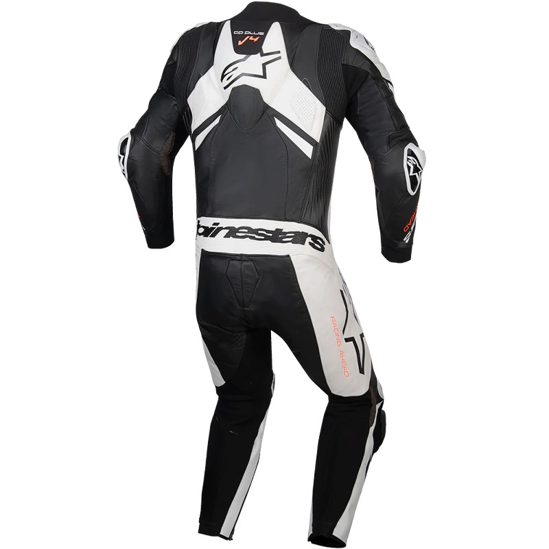MONO ALPINESTARS GP PLUS V4 SPRINT PROFESIONAL BLACK/WHITE/RED FLUO