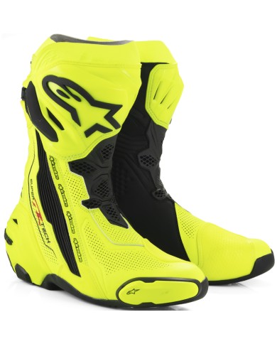 BOTAS ALPINESTARS SUPERTECH R VENTED YELLOW FLUO/BLACK