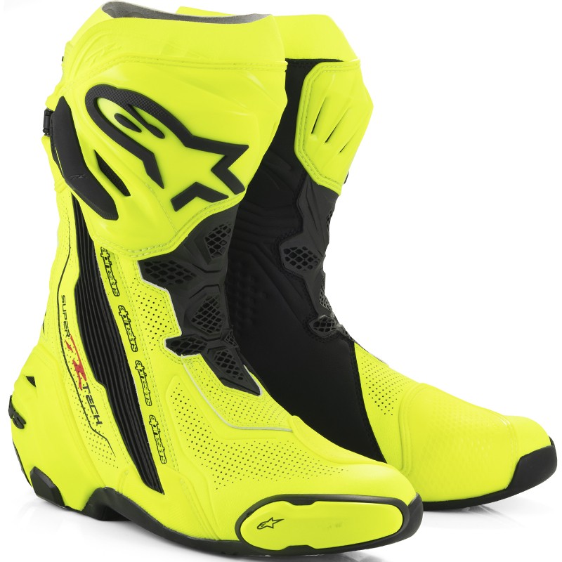 BOTAS ALPINESTARS SUPERTECH R VENTED YELLOW FLUO/BLACK
