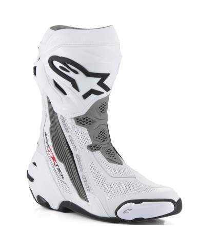 BOTAS ALPINESTARS SUPERTECH R VENTED WHITE/GREY MID