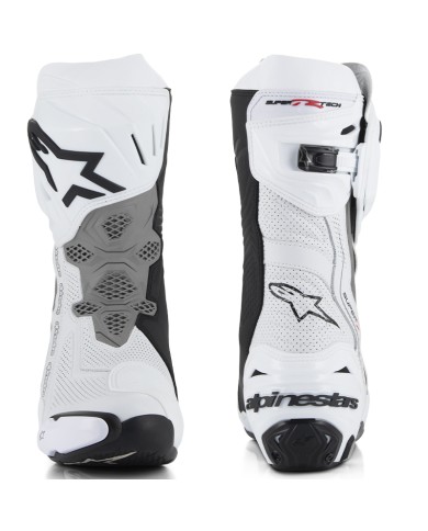 BOTAS ALPINESTARS SUPERTECH R VENTED WHITE/GREY MID
