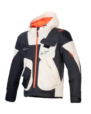 CHAQUETA ALPINESTARS MOGRESS AIR BLACK ALMOND/HOT ORANGE