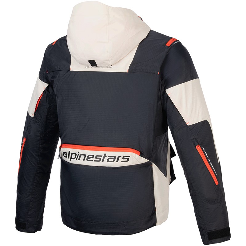 CHAQUETA ALPINESTARS MOGRESS AIR BLACK ALMOND/HOT ORANGE