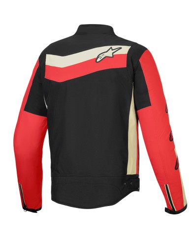 CHAQUETA ALPINESTARS T-DYNO WR BLACK/BRIGHT RED/ECRU