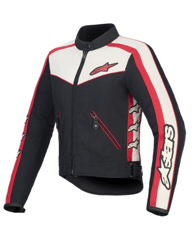 CHAQUETA ALPINESTARS STELLA T-DYNO WR LADY BLACK/ECRU/BRIGHT RED