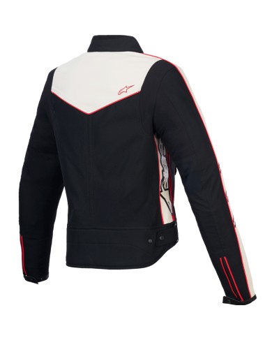 CHAQUETA ALPINESTARS STELLA T-DYNO WR LADY BLACK/ECRU/BRIGHT RED