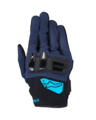 GUANTES ALPINESTARS CHROME V4 DARK BLUE/HAWAIIAN OCEAN