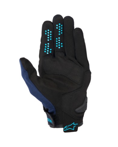 GUANTES ALPINESTARS CHROME V4 DARK BLUE/HAWAIIAN OCEAN