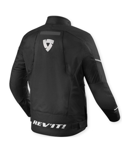 CHAQUETA REVIT UNDULATE H2O BLACK/WHITE