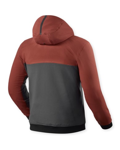 CHAQUETA REVIT PARABOLICA 2 BURGUNDY RED/GREY